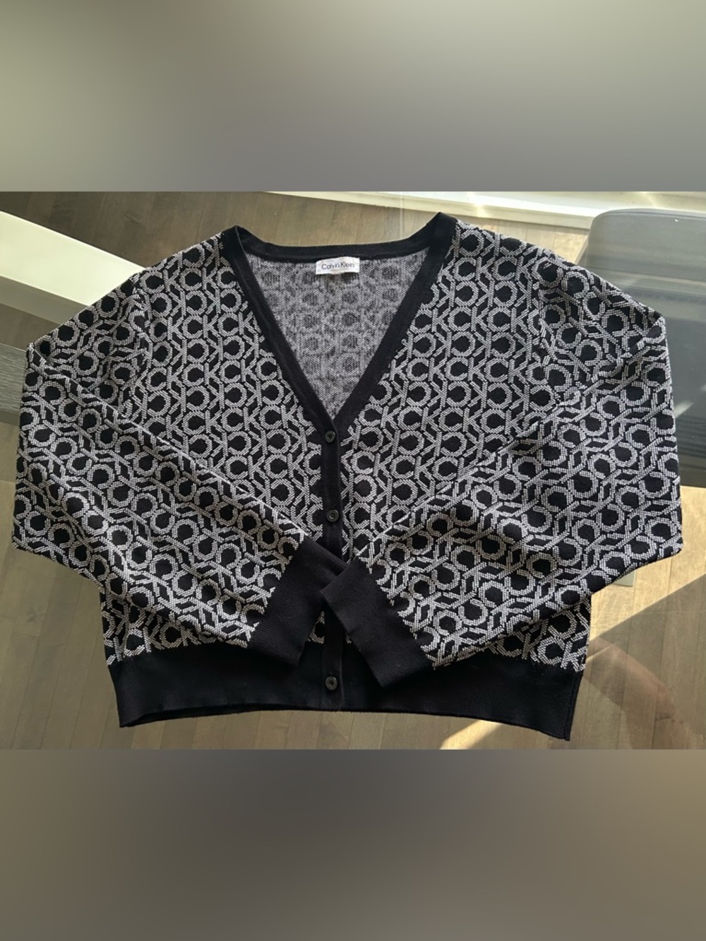 Calvin Klein Cardigan, Logo Monogrammed